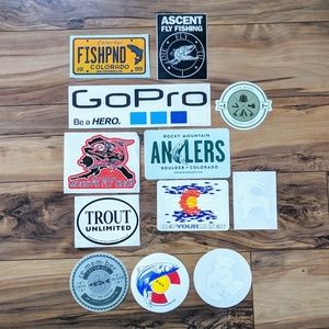 Fly fishing sticker bundle